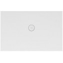Subway Infinity, Receveurs de douche, 1200 x 750 x 40 mm, Rectangulaire, en céramique, Ces receveurs de douche sont découpés sur le côté long. A installeravec leur côté découpé (non émaillé) contre le mur Blanc