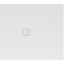 Subway Infinity, Receveurs de douche, 1100 x 900 x 40 mm, Rectangulaire, en céramique, Ces receveurs de douche sont découpés sur le côté court. A installeravec leur côté découpé (non émaillé) contre le mur Blanc