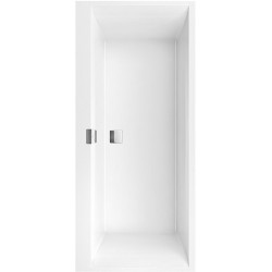 Système Balnéo, Squaro Edge 12, Baignoire, UBQ170SQE2DV, Rectangulaire, Quaryl®, 1700 x 750 mm, blanc, Airpool Comfort (AC), 