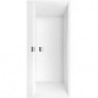 Système Balnéo, Squaro Edge 12, Baignoire, UBQ180SQE2DV, Rectangulaire, Quaryl®, 1800 x 800 mm, blanc, Hydropool Comfort (HC), Alimentation en eau, 