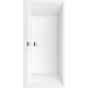 Système Balnéo, Squaro Edge 12, Baignoire, UBQ190SQE2DV, Rectangulaire, Quaryl®, 1900 x 900 mm, blanc, Hydropool Comfort (HC), Alimentation en eau, 