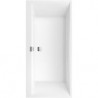 Système Balnéo, Squaro Edge 12, Baignoire, UBQ190SQE2DV, Rectangulaire, Quaryl®, 1900 x 900 mm, blanc, Hydropool Comfort (HC), Alimentation en eau, 