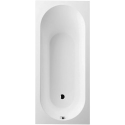 Système Balnéo, Oberon, Baignoire, UBQ177OBE2V, Rectangulaire, Quaryl®, 1700 x 700 mm, blanc, Combipool Entry (CE), 