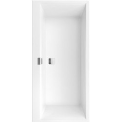 Système Balnéo, Squaro Edge 12, Baignoire, UBQ160SQE2DV, Rectangulaire, Quaryl®, 1600 x 750 mm, blanc, Combipool Comfort (CC), 