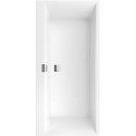 Système Balnéo, Squaro Edge 12, Baignoire, UBQ160SQE2DV, Rectangulaire, Quaryl®, 1600 x 750 mm, blanc, Combipool Comfort (CC), 