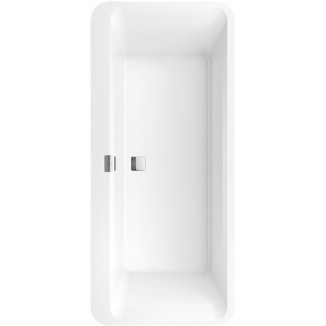Système Balnéo, Squaro Edge 12, Baignoire, UBQ180SQE7DV, Ovale, Quaryl®, 1800 x 800 mm, blanc, Combipool Comfort (CC), 
