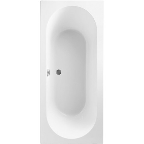 Système Balnéo, O.novo, Baignoire, UBA190CAS2V, Rectangulaire, Acrylique, 1900 x 900 mm, blanc, Combipool Comfort (CC), 