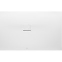 Squaro Infinity, Receveurs de douche rectangulaires, 700 x 40 x 15 mm, Rectangulaire, montage en angle, à gauche contre le mur Anthracite