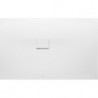 Squaro Infinity, Receveurs de douche rectangulaires, 700 x 40 x 15 mm, Rectangulaire, montage en angle, à gauche contre le mur Anthracite
