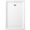 Receveur douche 800x1200x60mm O.novo Plus Rectangulaire Matériau céramique Coloris Blanc catégorie antidérapante B (PN18)
