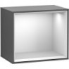 Finion, Étagères, 418 x 356 x 270 mm, Angulaire, éclairage intérieur, modèle suspendu, En bois, éclairage LED, 1x LED / 2,3W, 2700 K (blanc chaud) à 6480 K (blanc lumière du jour)