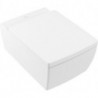 Memento 2.0, WC à cuvette à fond creux, 375 x 560 mm, Rectangulaire, DirectFlush, modèle suspendu, sortie horizontale, En porcelaine sanitaire, Graphite CeramicPlus