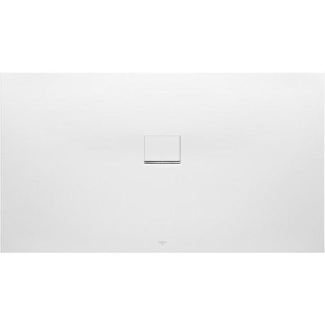 Squaro Infinity, Receveurs de douche carrés, 1000 x 40 x 15 mm, Carré, modèles standard installation universelle Stone White