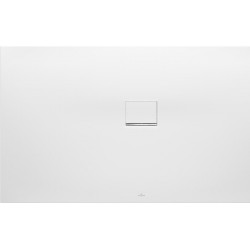 Squaro Infinity, Receveurs de douche rectangulaires, 900 x 40 x 15 mm, Rectangulaire, montage en angle, à droite contre le mur Stone White