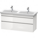 Meuble sous-vasque DURASTYLE 448x1230x610mm graphit matt/blanc mat