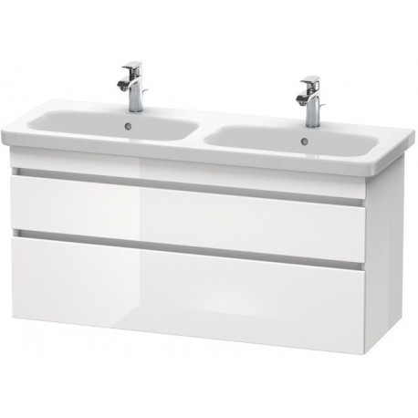 Meuble sous-vasque DURASTYLE 448x1230x610mm blancis brillant/blanc mat