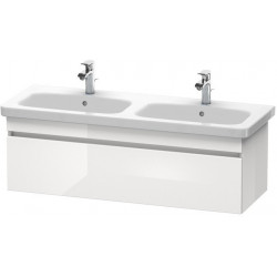 Meuble sous-vasque DURASTYLE 448x1230x398mm graphit matt/blanc mat