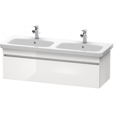 Meuble sous-vasque DURASTYLE 448x1230x398mm graphit matt/blanc mat