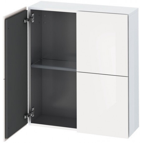 Armoire Duravit L-CUBE 700x243x800mm blanc brillant