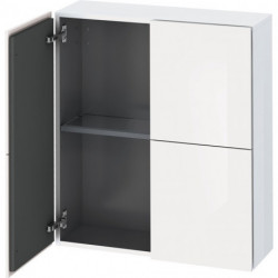Armoire Duravit L-CUBE 700x243x800mm blanc brillant lack