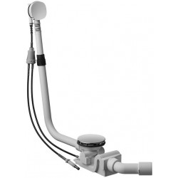 Ensemble vidage / trop-plein QUADROVAL pour Douche & Bain chromée