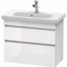 Meuble sous-vasque DURASTYLE 730x350mm blanc brillant
