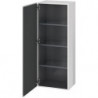 Armoire Duravit L-CUBE 500x363x1320mm ouverture gauche blanc brillant lack