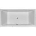 Baignoire Bain à remous rectangulaire STARCK 252 l 180x90 blanc, 2 dossiers Combi-Syst E