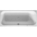 Baignoire Bain à remous rectangulaire HAPPY D.2 150 l 170x70 blanc 1 dossier incliné droite Combi-Syst E