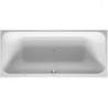Baignoire Bain à remous rectangulaire HAPPY D.2 180 l 180x80 blanc, 2 dossiers Jet-Syst