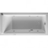 Baignoire Bain à remous rectangulaire STARCK 186 l 170x80 blanc 1 RS Jet-Syst