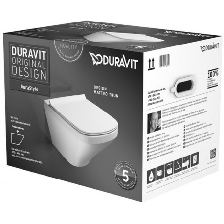 WC suspendu-Set DURASTYLE blanc