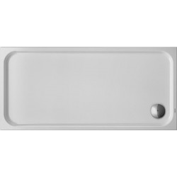 Receveur de douche rectangulaire D-CODEavec antidérapant blanc 1600x750x85mm