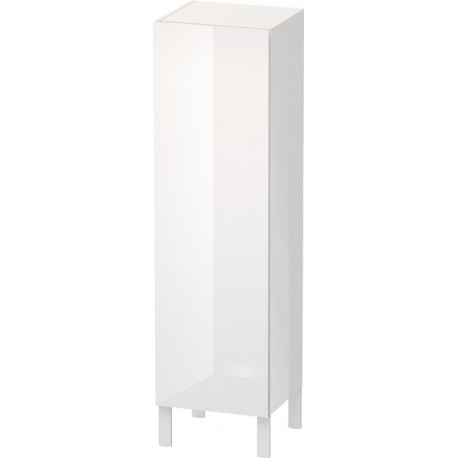 Armoire Duravit L-CUBE ind 250/500x200/363x901/1320mm ouverture gauche blanc brillant