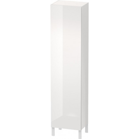 Armoire L-CUBE INDIVIDUAL 250/500x200/363x1321/2000mm ouverture gauche blanc brillant