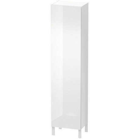 Armoire L-CUBE INDIVIDUAL 250/500x200/363x1321/2000mm ouverture droite blanc brillant