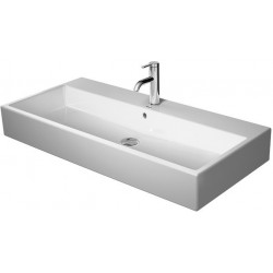 Lavabo Duravit VERO AIR sans trop pleinavec plage de robinettrie 1000x470mm sans trou de robinetterie blanc