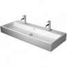 Lavabo Duravit VERO AIRavec trop plein plage de robinettrie geschl 1200x470mm sans trou de robinetterie blanc