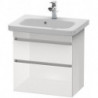 Meuble sous-vasque DURASTYLE 368x580x610mm blanciss matt/basalt mat