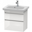 Meuble sous-vasque DURASTYLE 368x580x610mm basalt matt/blanc mat