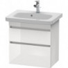 Meuble sous-vasque DURASTYLE 368x580x610mm blanc brillant