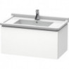 Meuble sous-vasque L-CUBE 469x820x408mm blanc mat