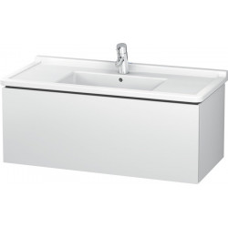 Meuble sous-vasque L-CUBE 469x1020x408mm blanc mat