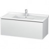 Meuble sous-vasque L-CUBE 469x1020x408mm blanc mat
