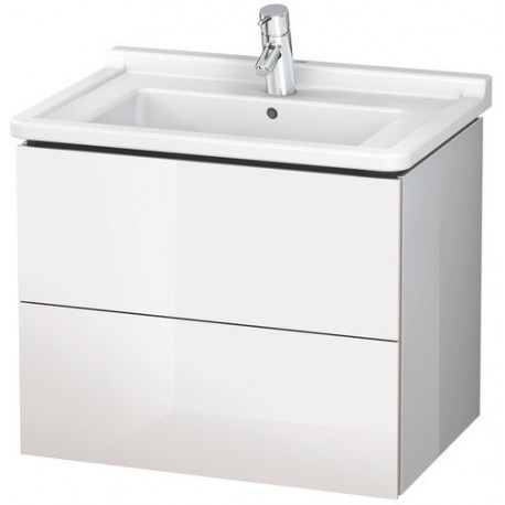 Meuble sous-vasque L-CUBE 469x670x558mm blanc mat