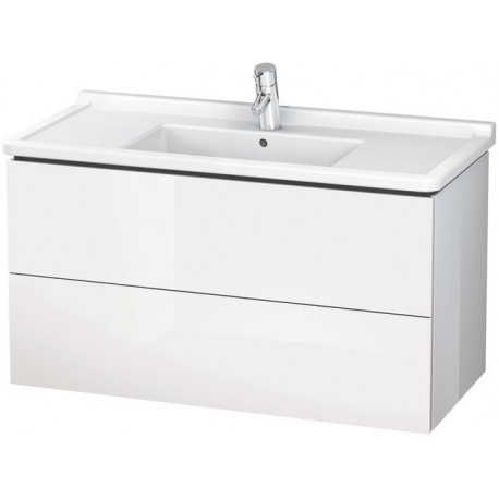 Meuble sous-vasque L-CUBE 469x1020x558mm blanc mat