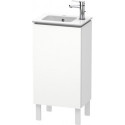 Meuble sous-vasque L-CUBE 294x420x704mm ouverture droite blanc mat