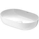 Vasque à poser LUV sans débordement trou B 600x400mm o trouwe