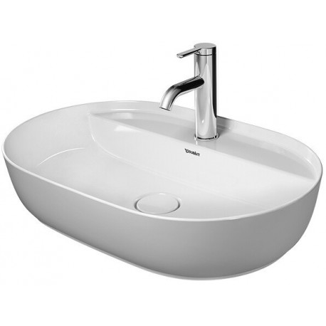 Vasque à poser LUV sans débordement trou B 600x400mm 1 trouwe