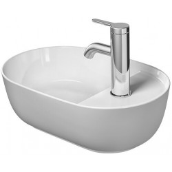 Vasque à poser LUV sans débordement trou B 420x270mm 1 trouwe